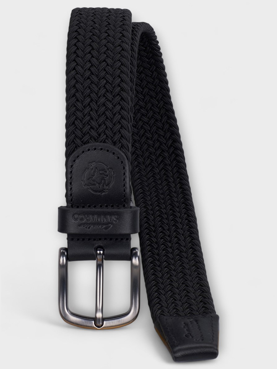 SANTORINI BLACK ÖRGÜ KEMER