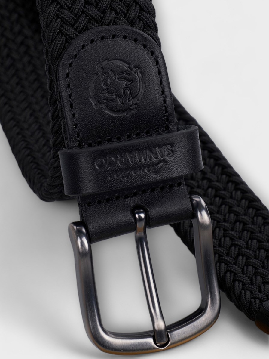 SANTORINI BLACK ÖRGÜ KEMER