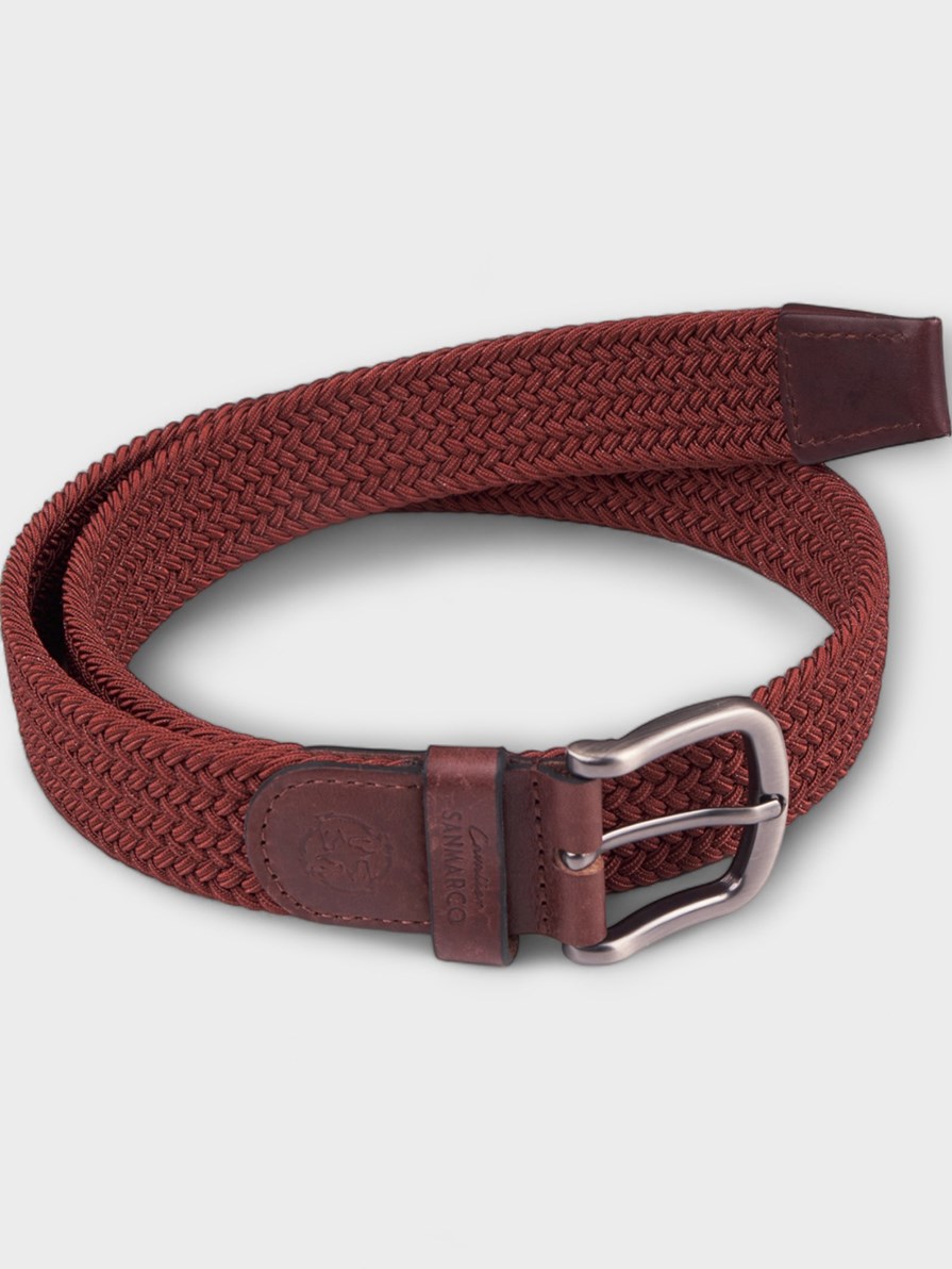 SANTORINI BORDEAUX ÖRGÜ KEMER