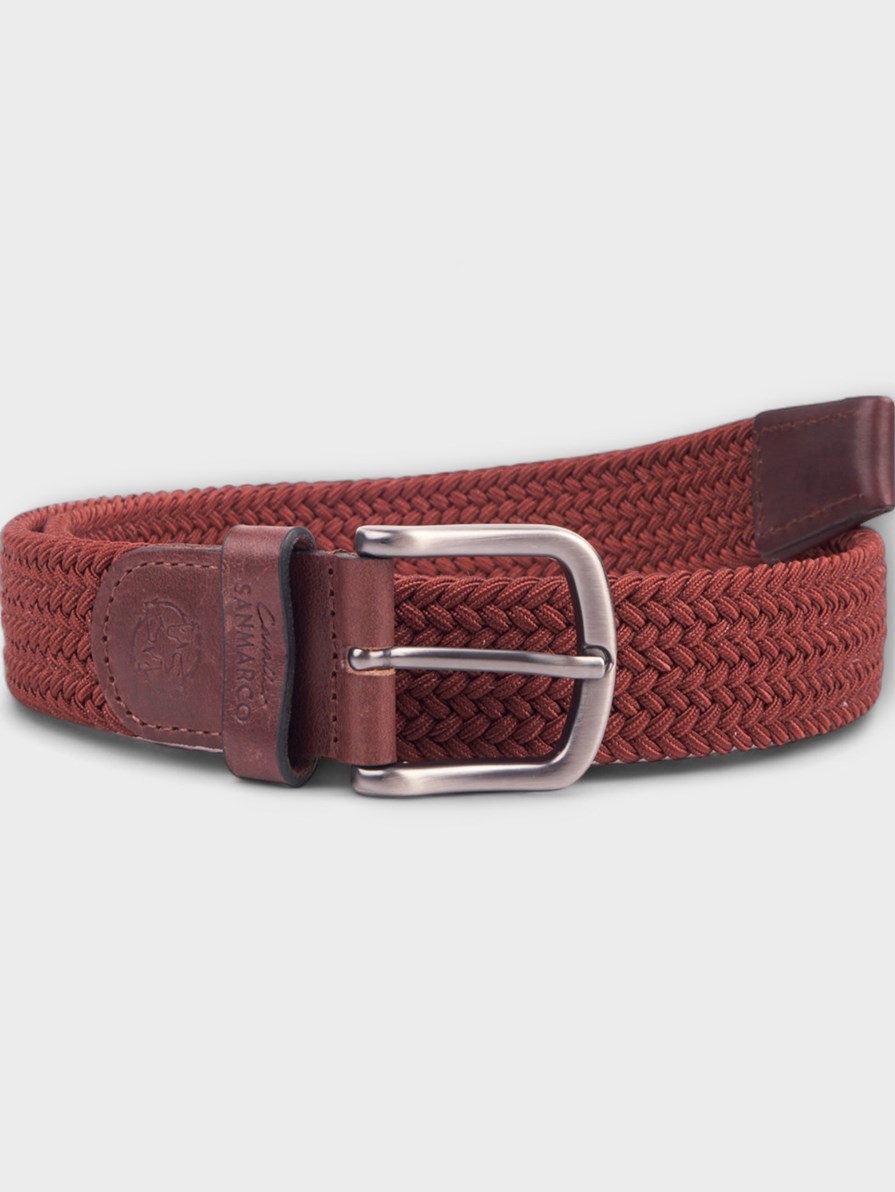 SANTORINI BORDEAUX ÖRGÜ KEMER