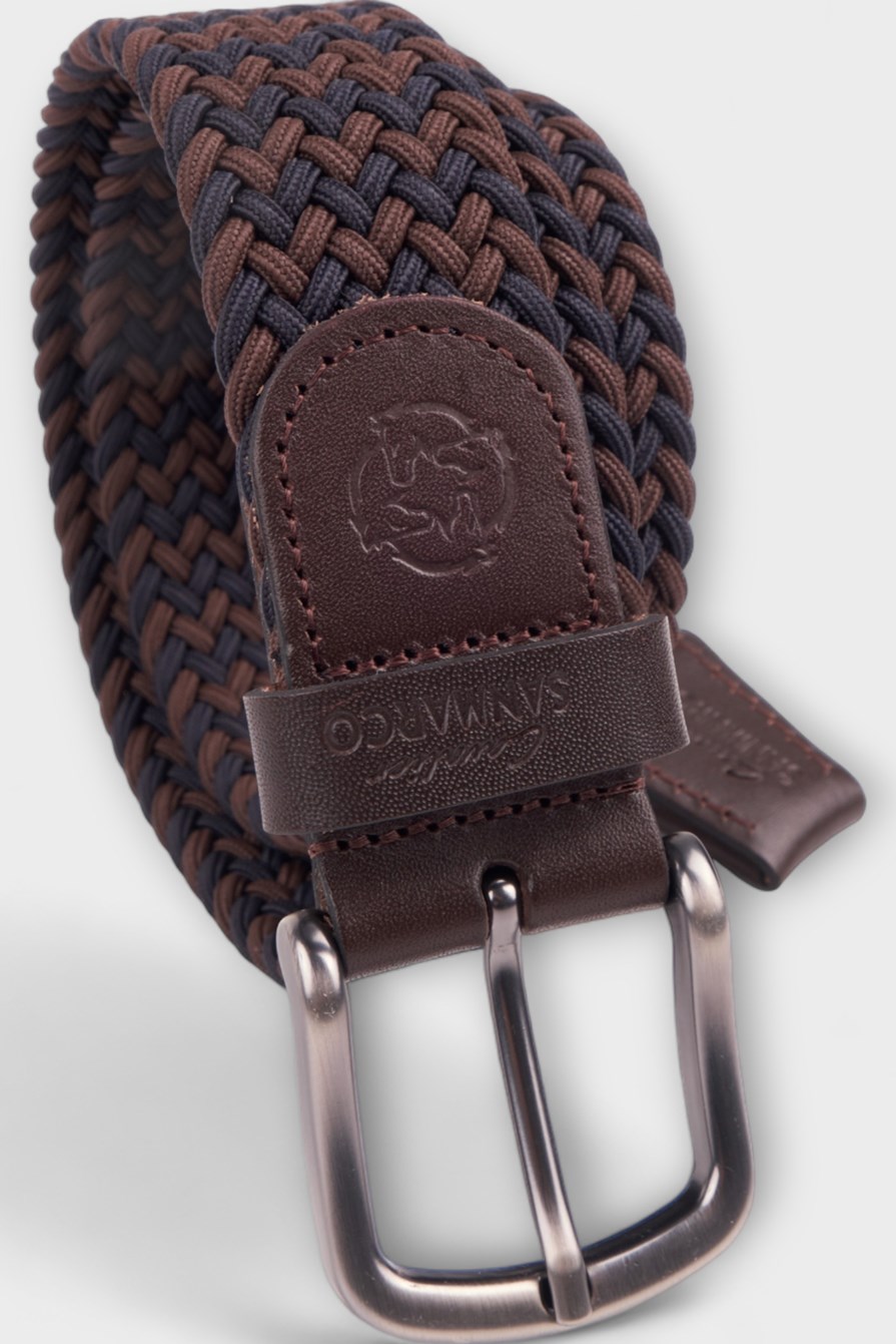 SANTORINI BROWN/NAVY CINTURA ELASTICA