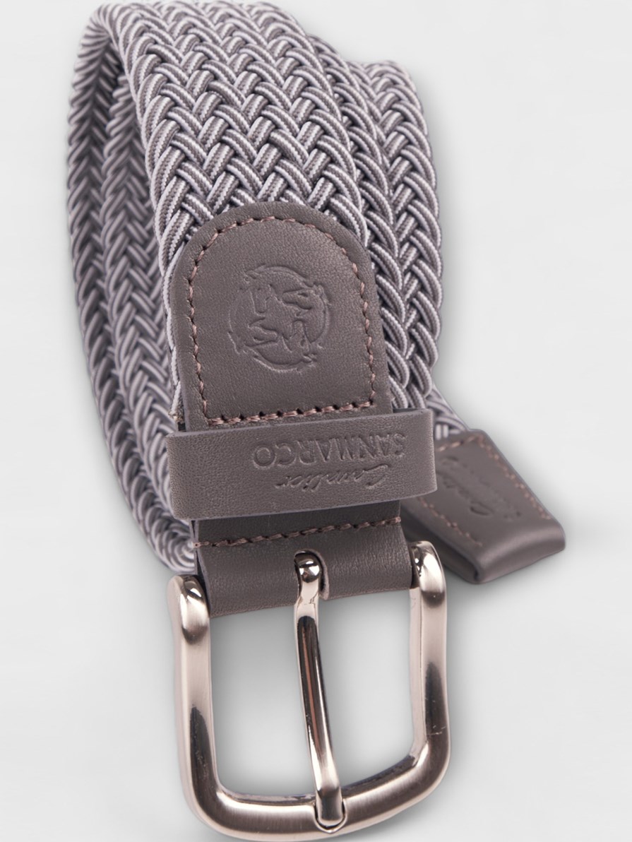 SANTORINI MELANGE GRAY ÖRGÜ KEMER