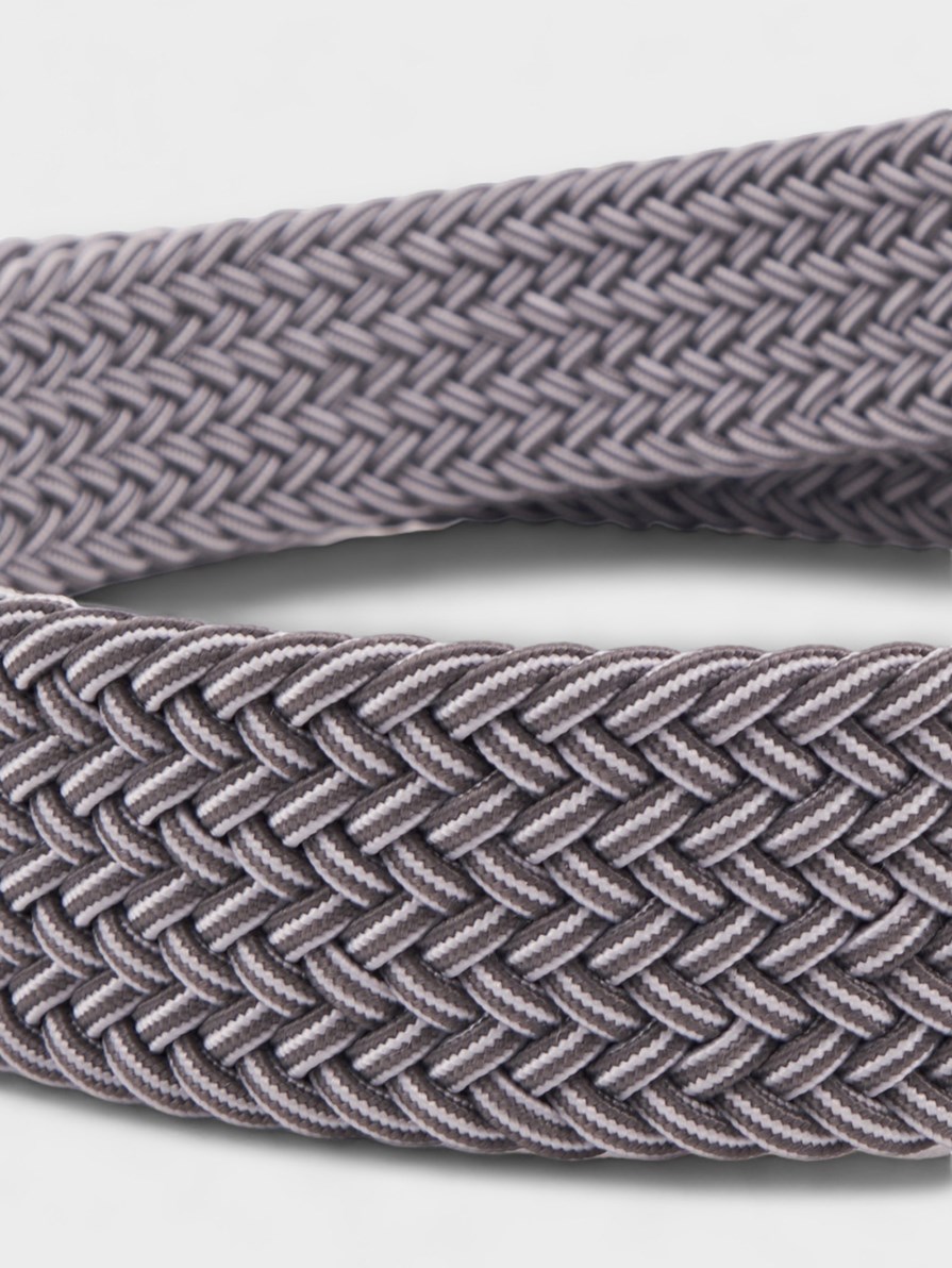 SANTORINI MELANGE GRAY ÖRGÜ KEMER