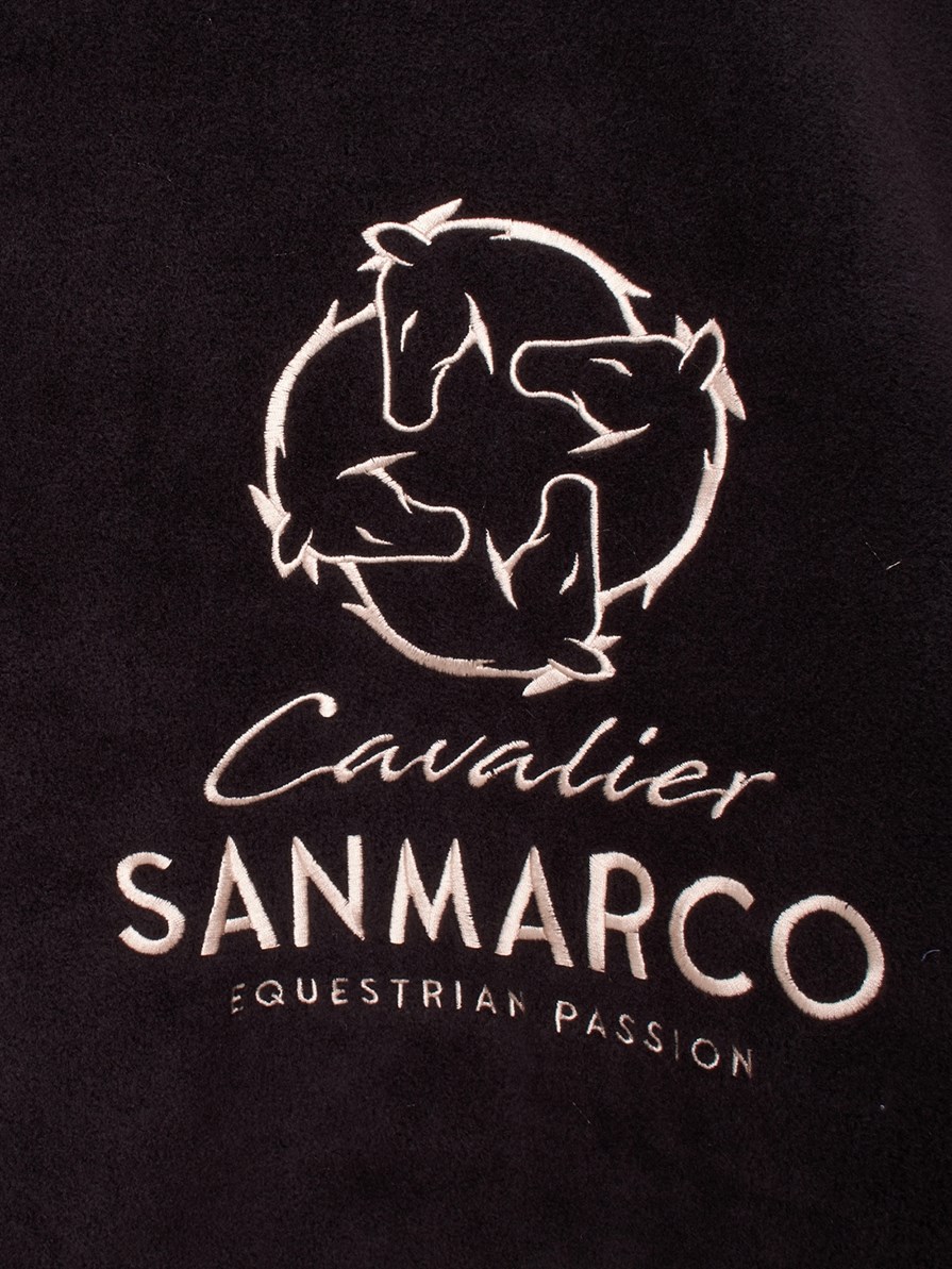 TORONTO-P BLACK/GOLD PONY - FLEECE BLANKET