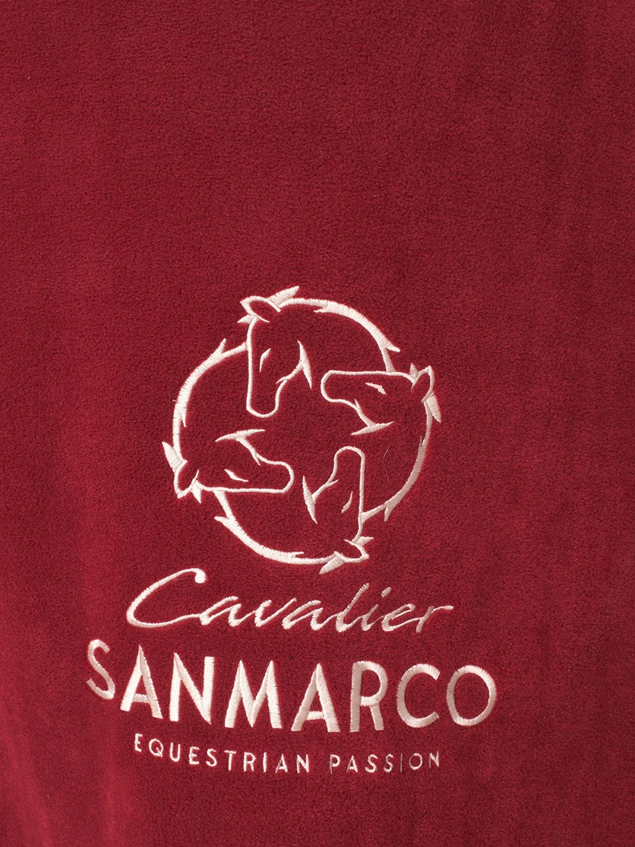 TORONTO-P BORDEAUX/GOLD FLEECE BLANKET