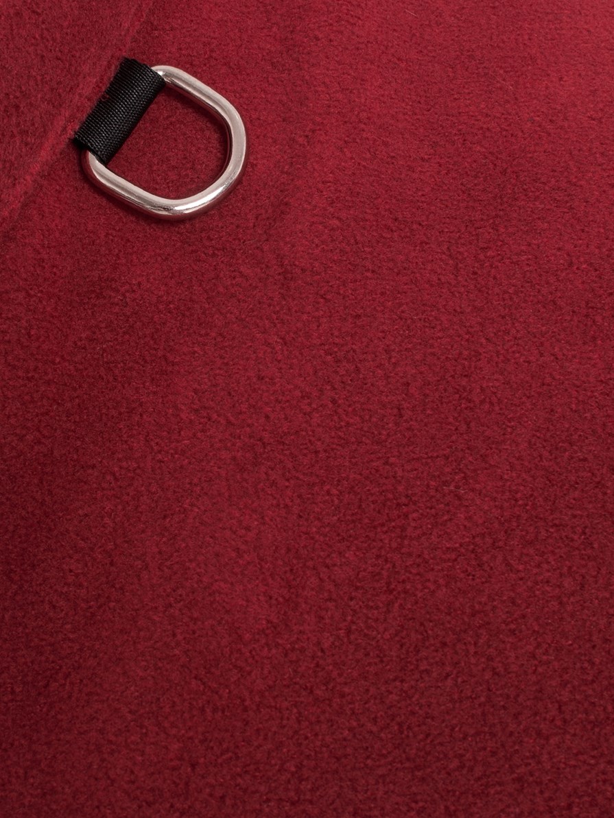 TORONTO-P BORDEAUX/GOLD FLEECE BLANKET