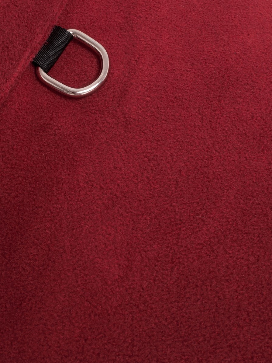 TORONTO-P BORDEAUX/GOLD PONY POLAR BLANKET