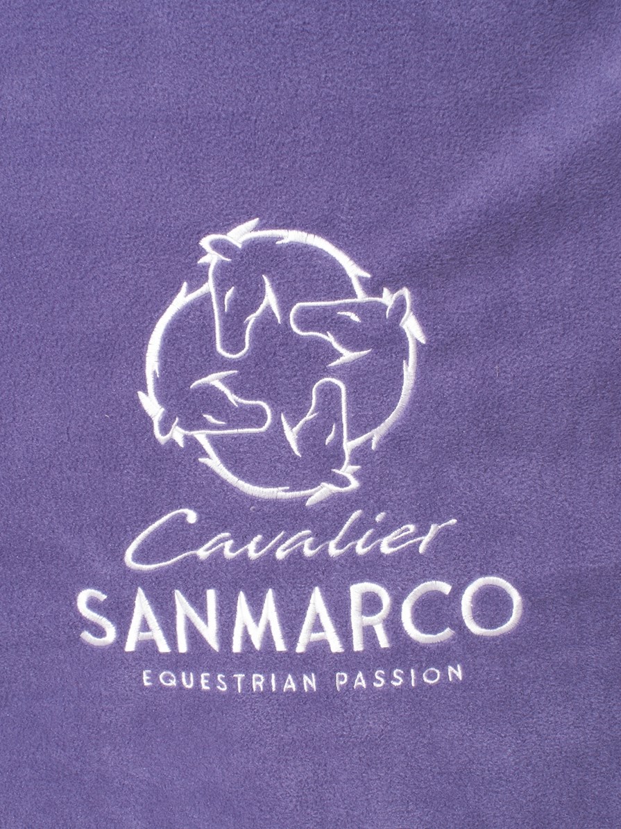 TORONTO-P LILAC/WHITE PONY - FLEECE BLANKET