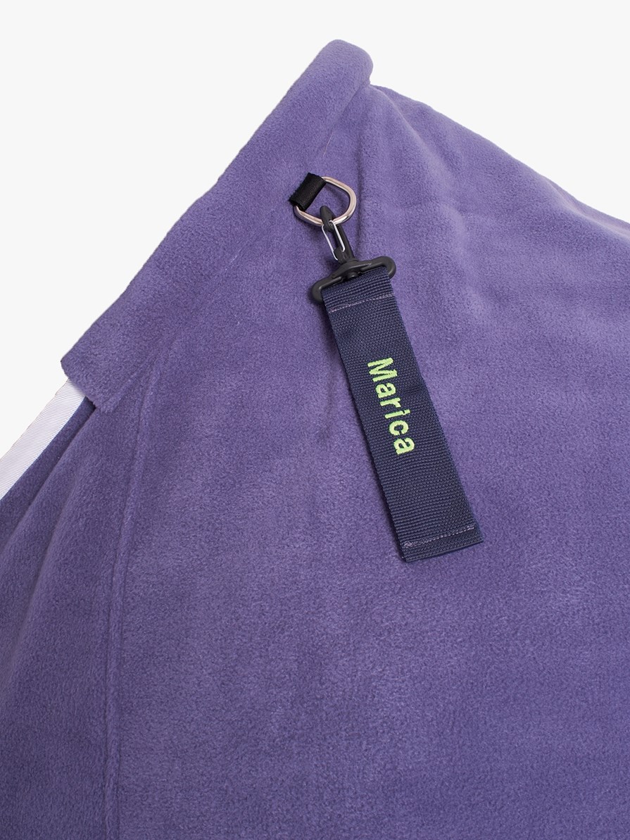 TORONTO-P LILAC/WHITE PONY - FLEECE BLANKET