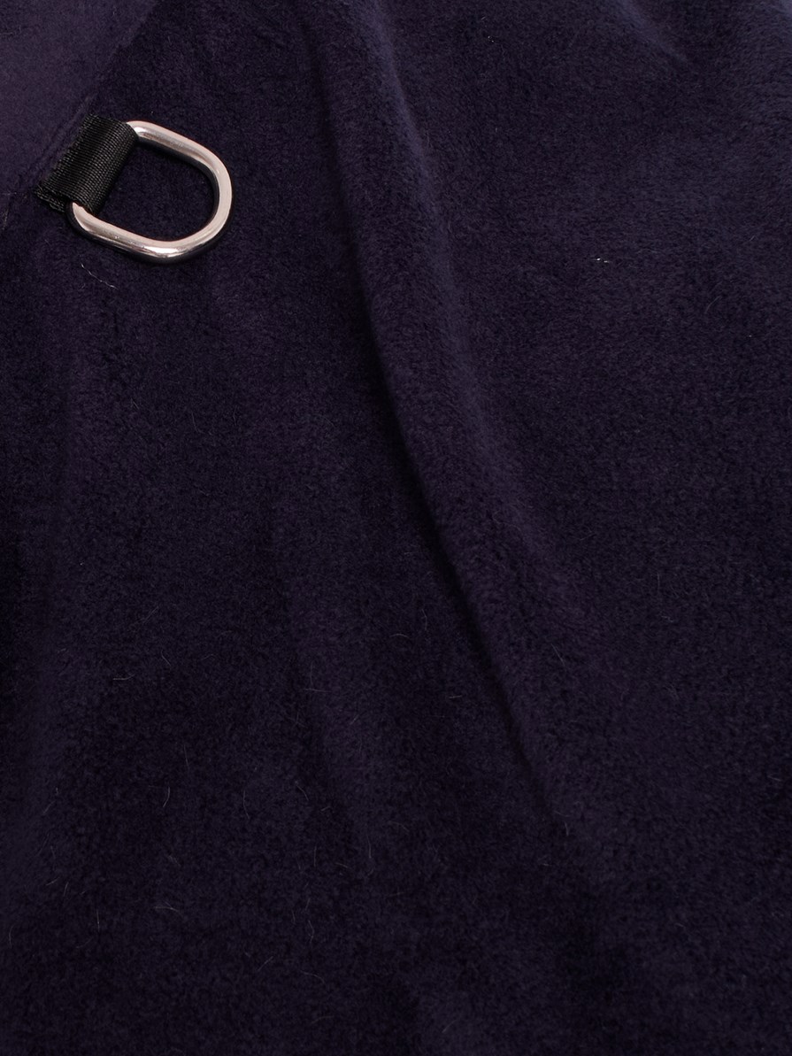 TORONTO-P NAVY/GOLD COPERTA IN PILE X PONY