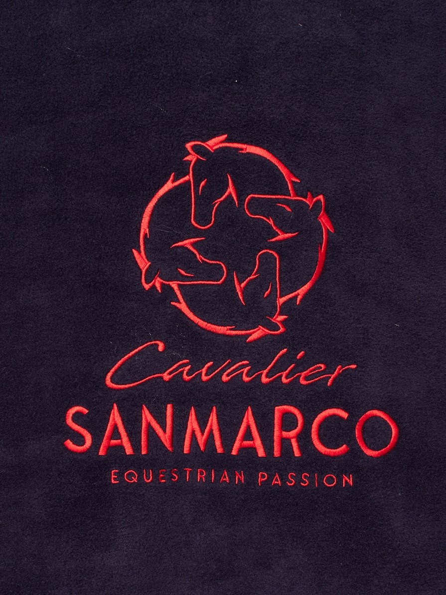 TORONTO-P NAVY/RED PONY - FLEECE BLANKET