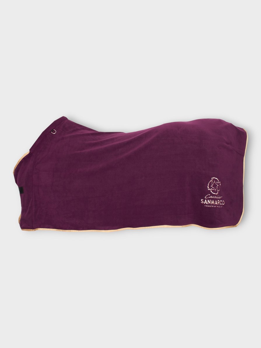 TORONTO-P PURPLE/GOLD PONY - FLEECE BLANKET