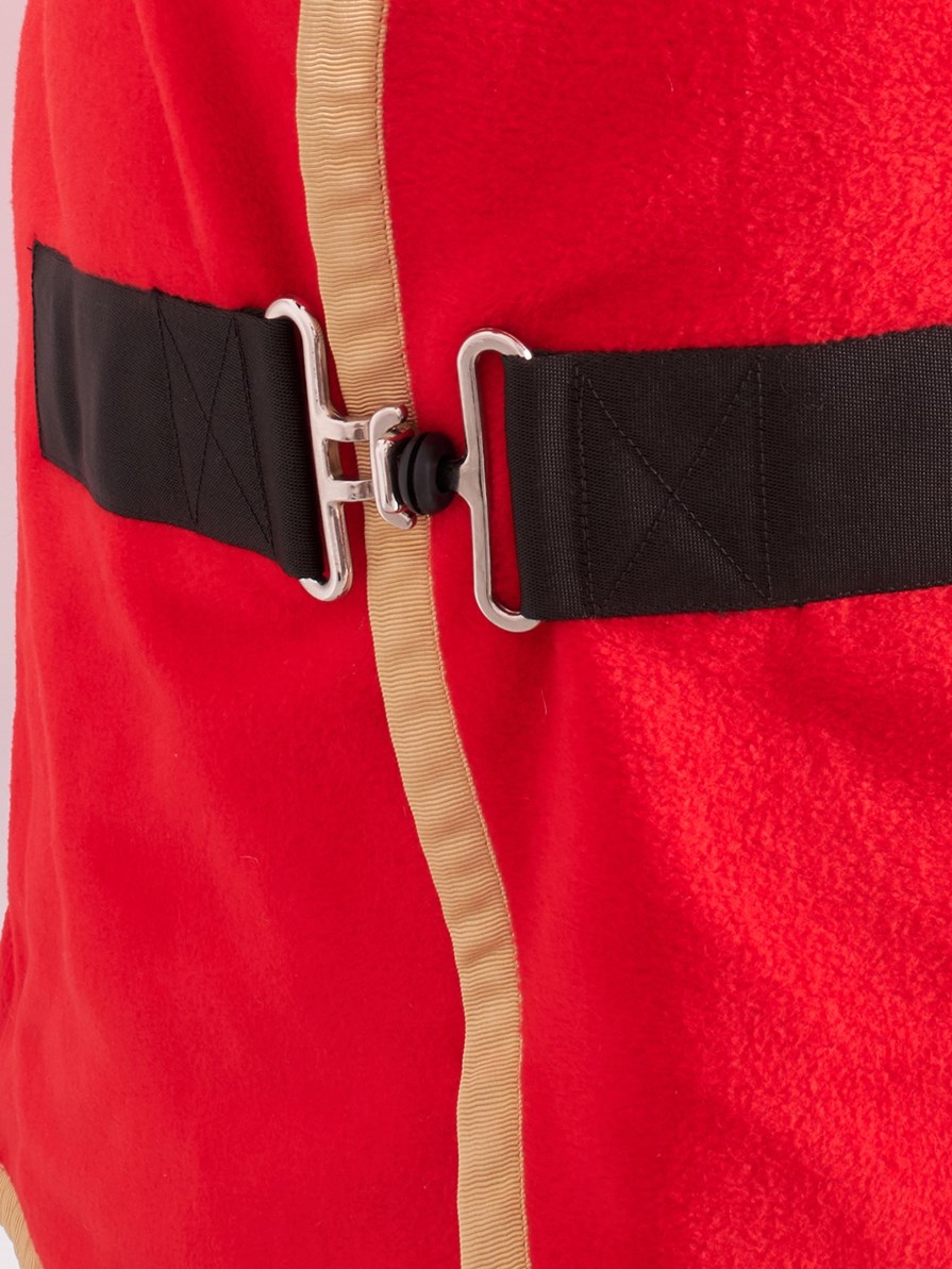 TORONTO-P RED/GOLD PONY - FLEECE BLANKET