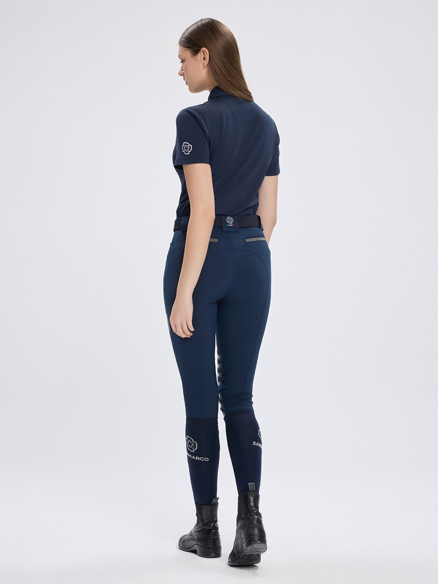 VALENCIA NAVY POLO TECH ALLANEMENTO DONNA A MANICA CORTA 