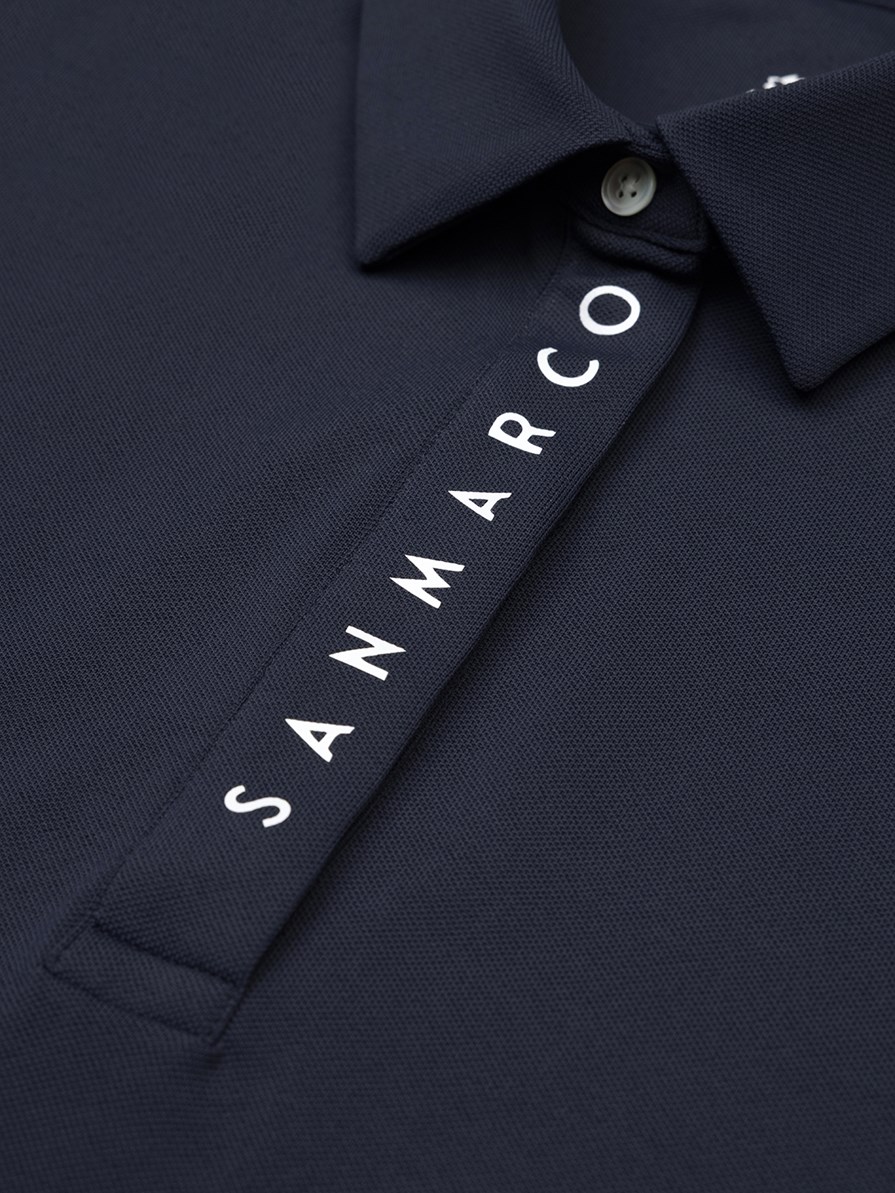 VALENCIA NAVY POLO TECH ALLANEMENTO DONNA A MANICA CORTA 