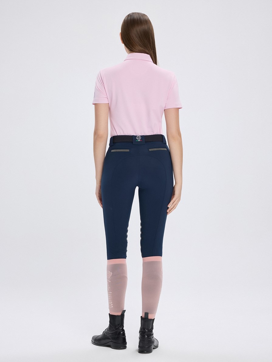 VALENCIA PINK POLO TECH ALLANEMENTO DONNA A MANICA CORTA 
