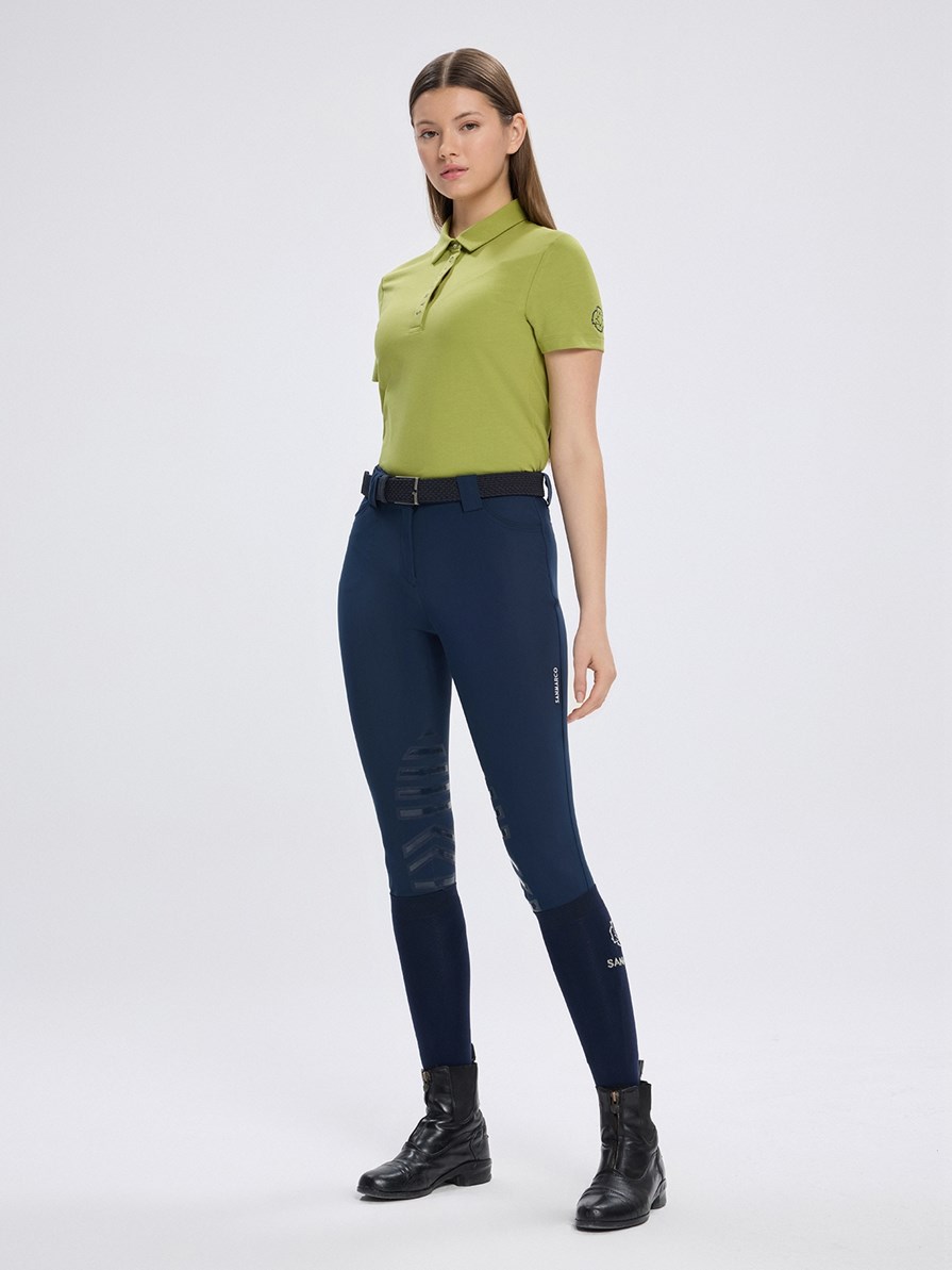 VALENCIA PISTACHIO GREEN WOMEN'S TECH TRAINING POLO SHORT SLEEVE 