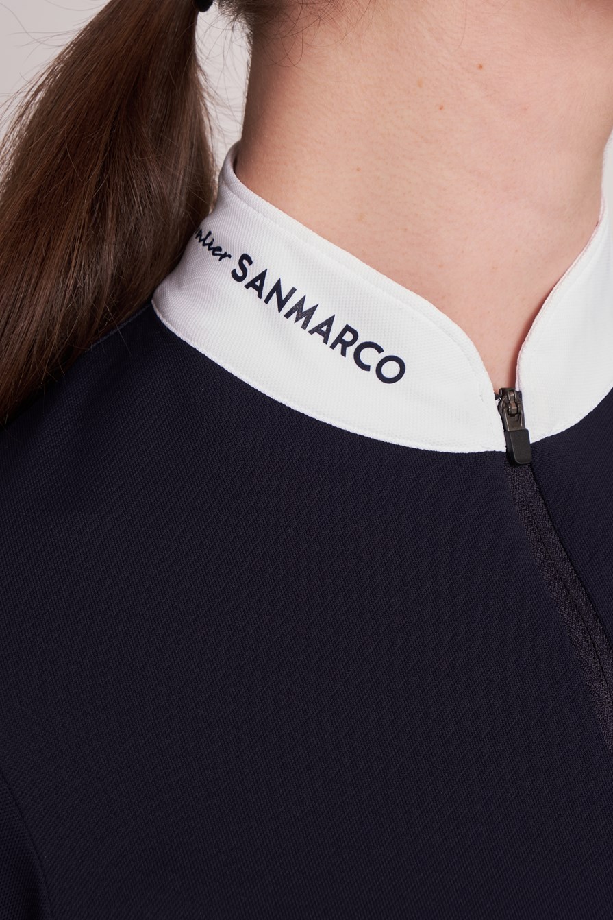 POLO DA CONCORSO DONNA M/L   -   WOMEN   NAVY/WHITE